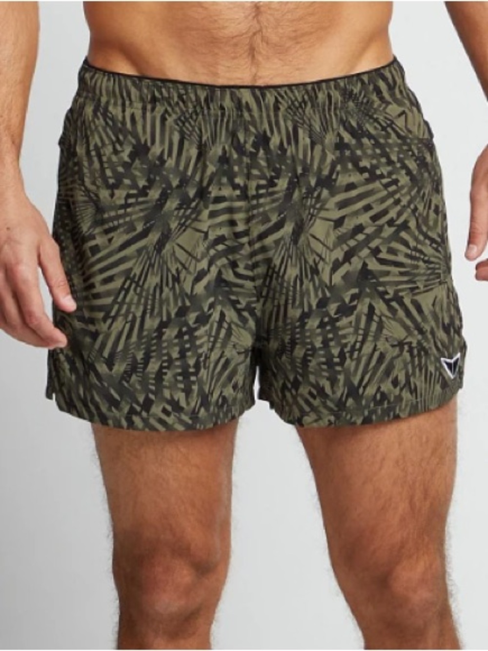 Korsa Men’s Pack Leader 3" Running Shorts 2.0 Size Large Green Camo Lined Pocket